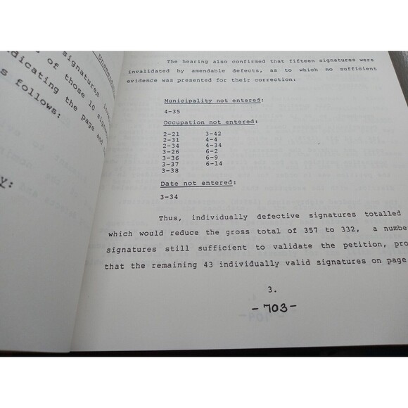 Commonwealth Court of Pennsylvania Election Cases July 1, 1987 - 1994 Book - Picture 4 of 10